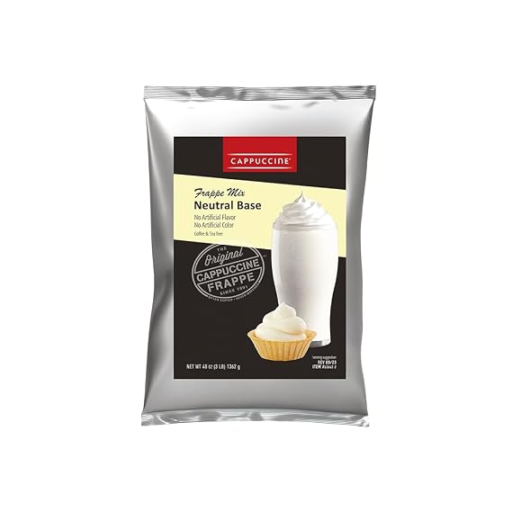 Cappuccine Frappe Mix (Neutral Base)