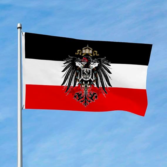German Empire Flag History 1871 German Banner, 3x5 Feet