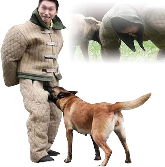 Dog Training Suit, Anti-Dog Bite Jumpsuit, Dog Training Protective Equipment, Exercise Your Dog's Agility, for Medium Large Dogs Bite Training