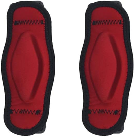 Elbow Brace with Compression Pad 2 Pack Adjustable Tennis Elbow Brace(Red)