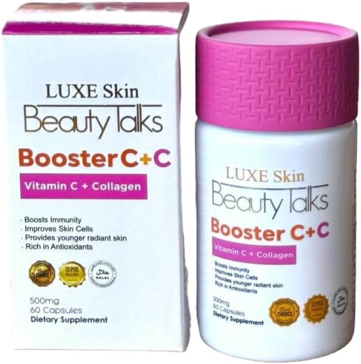 Generic Luxe Skin Beauty Talks Booster C C Vitamin C  Collagen, 60 Capsules