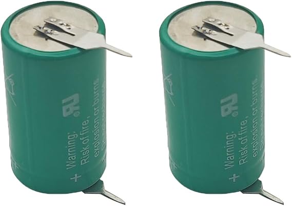(2-Pack CR1/2AA 3V 950mAh Non-Rechargeable Lithium Battery