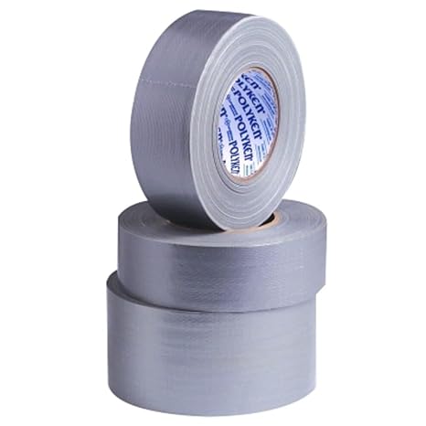 Polyken 1086555 Silver General Purpose Duct Tapes, 2" Width x 60 yd. Length x 9 mil