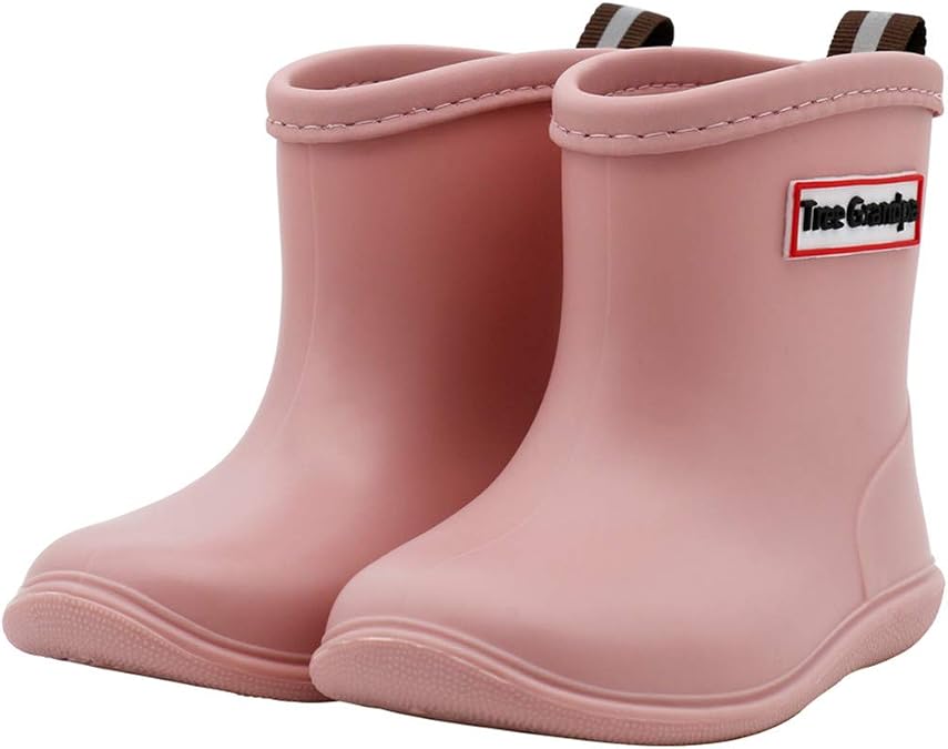 Toddler Rain Boots Baby Rain Boots Short rain boots for toddler Easy-on Lightweight and Waterproof