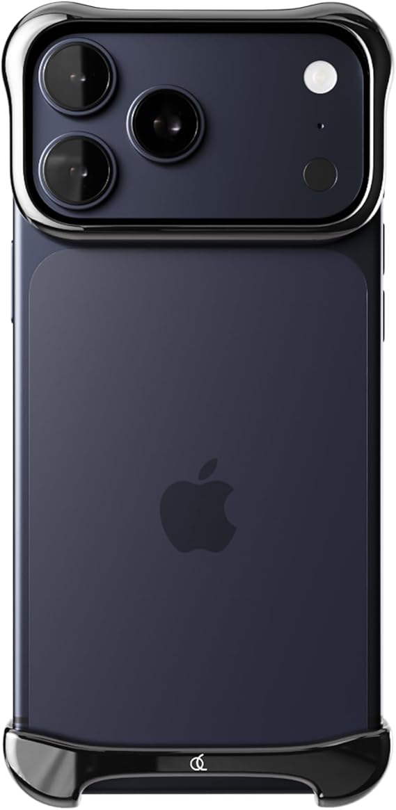 Arc Pulse Compatible with iPhone 17 Pro Max Phone Case (2025), Minimalist Protective Shock Absorption Aerospace Grade Aluminum Shells + Elastomer Inlays Easy Fit 6.9 inch