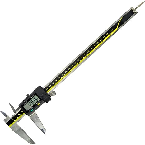 Mi-TUT-OYO Digimatic Caliper 12" (300mm) 500-193-30 High-Precision Encoder Stainless Steel Electronic Vernier Caliper with .0005"/0.01mm Resolution for Accurate Measurement