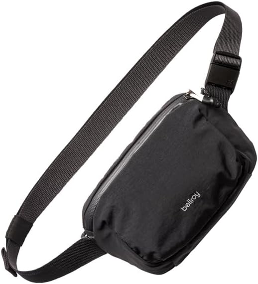 Bellroy Lite Belt Bag, Versatile Crossbody Sling - Black