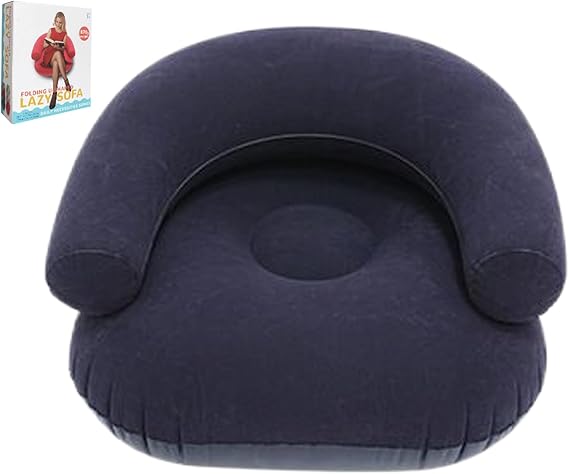 Inflatable Chair Flocked Lounger Seat