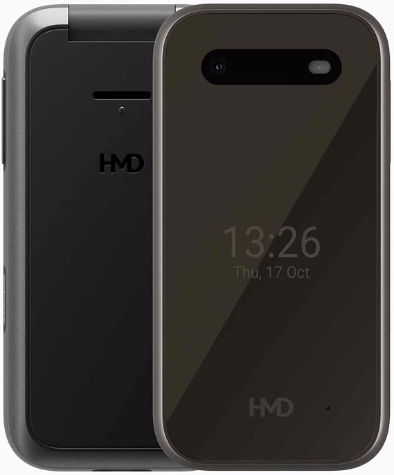 HMD 2660 FLIP Phone TA-1711 BLACK Dual Sim