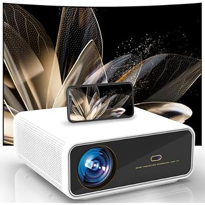 2100 Ansi 4K Projector with WIFI and Bluetooth,Outdoor Movie Projector Auto Focus,ARC,DoIby Audio,PPT,Home Theater Projector 4k HDR10,30W Speaker,500Display,Compatible w TV Sticks,iOS,Android,PC