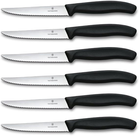 Victorinox 6.7233.6 Kitchen 6-Piece Steak-Steak Knife (With Blister)