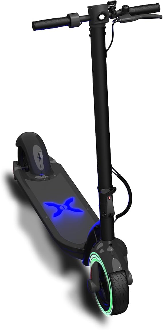 Hover-1 Alpha 2.0 Foldable Electric Scooter with 450W Brushless Motor, 18 mph Max Speed, 10 Air-Filled Tires and 12 Mile Range