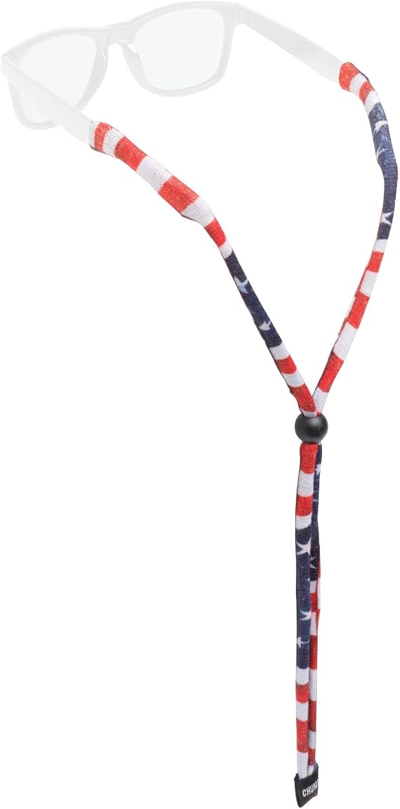 Chums Sunglass Strap Original Patterns Glasses & Sunglasses Holder | Lightweight, Adjustable Fit with Non-Slip Grip for Men, Women & Active Adults & Fits Most Eyewear Frames