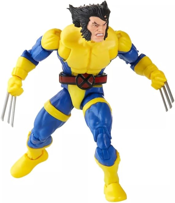 Marvel Legends Series X-Men Classic Wolverine 6-inch Action Figure Toy, 4+ Years, 3 Accessories | Marvel Legends Retro 6 Inch Action Figure X-Men Classic Series 2 - Wolverine