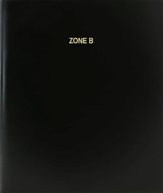 BookFactory Zone B Log Book/Journal/Logbook - 120 Page, 8.5''x11'', Black Hardbound (XLog-120-7CS-A-L-Black(Zone B Log Book))