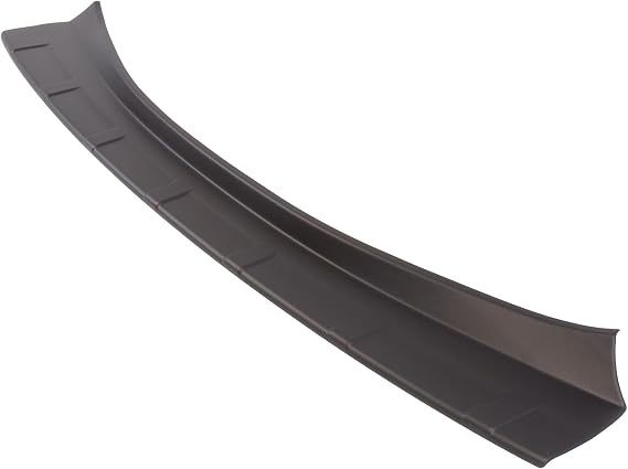 Travall Car Trunk Bumper Protector Compatible with Toyota Rav4 (2015-2018) - Vehicle-Specific Black Smooth Plastic Moulded Rear Bumper Protector