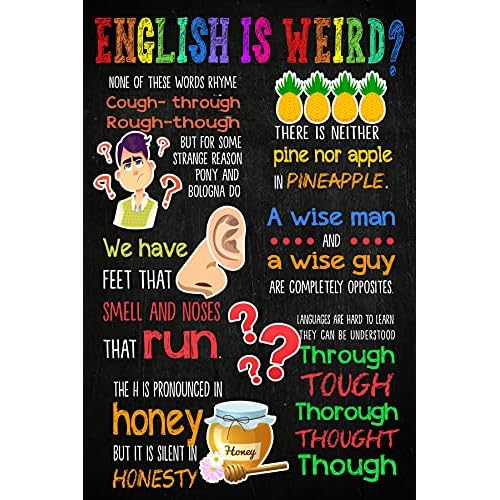 Jinniee English is weird? Poster English Teacher Classroom Printable Posters, Classroom Sign Poster, Classroom Welcome, Teacher Signs, English Class, English Room, School Psychologist