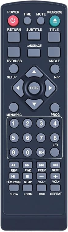 Remote control for Majority Scholars DVD CD player SCH-DVD-BLK UK