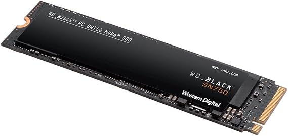 WD_BLACK 4TB SN750 NVMe Internal Gaming SSD Solid State Drive - Gen3 PCIe, M.2 2280, 3D NAND, Up to 3,400 MB/s - WDS400T3X0C