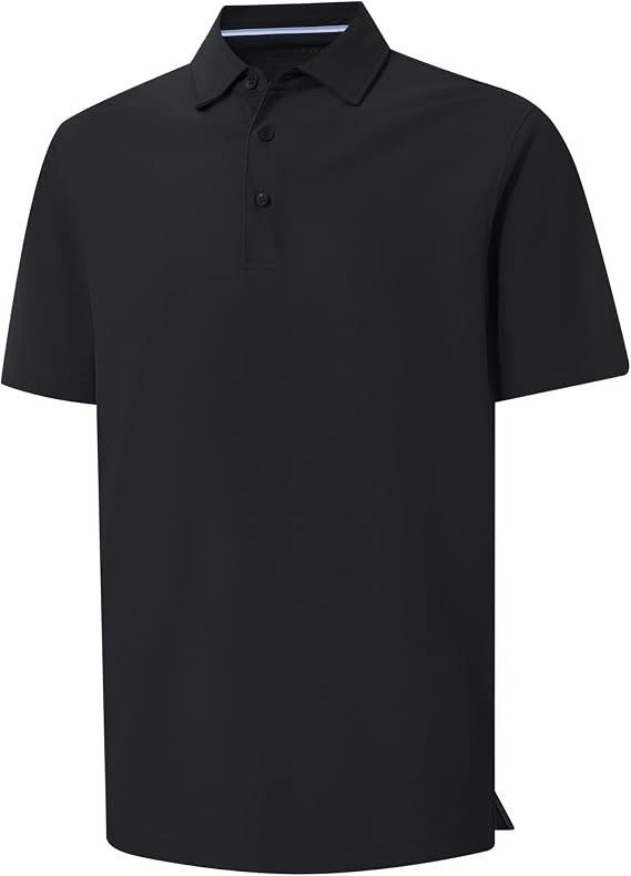 M MAELREG Golf Shirts for Men Dry Fit Waffle Textured Collared Short Sleeve Moisture Wicking Casual Sports Mens Polo Shirts