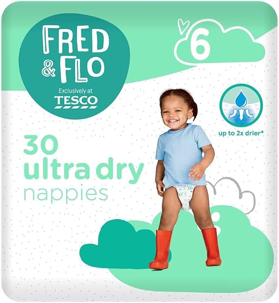 Fred & Flo Size 6 Nappy 30 Pack