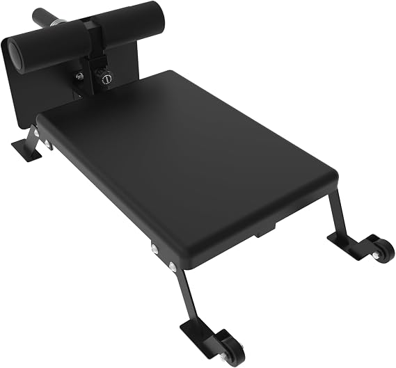 Nordic Curl Machine,Adjustable Hamstring Curl Bench with Wheels Nordic Bench for Home Gym