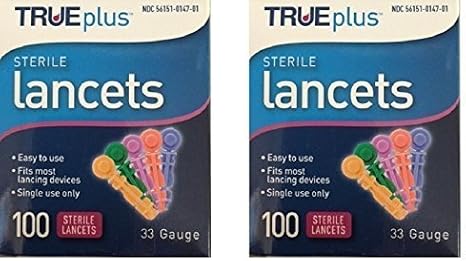 TRUEplus Sterile Lancets 33 Gauge (200-ct) by Nipro by Nipro