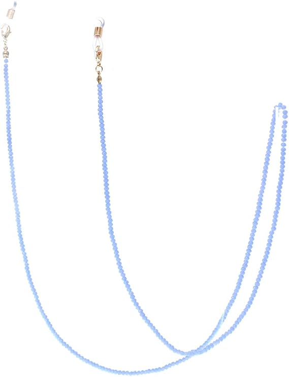 NTLX Mask Holder/Eyeglass Holder Straps for Women Crystal Bead Lanyard Necklace