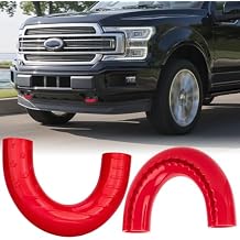 Tow Hook Covers Compatible with Ford F150 Accessories 2004-2025,for Ford Bronco Accessories 2021-2024,for Toyota Tundra 2017-2021,Personalized Design,Anti-Rust Protection,Easy Install (Red)
