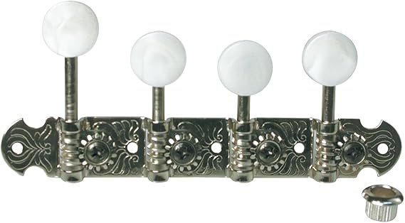Golden Gate FM-2 F-model Mandolin Tuners - 2 planks (4+4) - Nickel