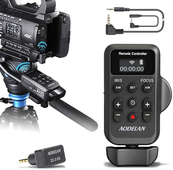 Wireless Camcorder LANC Remote Control for Sony and Canon with 2.5mm Jack