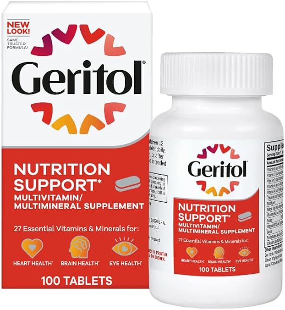 Geritol Multivitamin Nutritional Support - 100 Tablets by Geritol