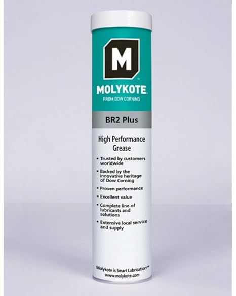 Molykote 4112876 BR-2 Plus High Performance Grease 14.1OZ , Black