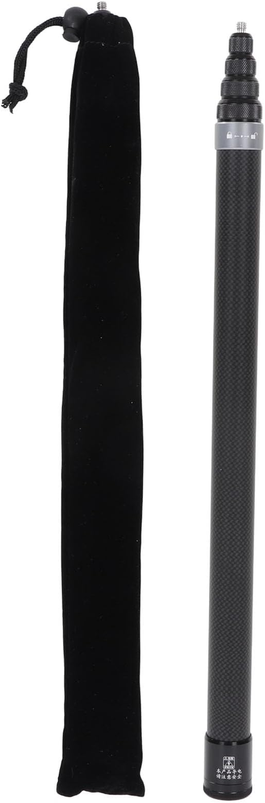 Action Camera Selfie Stick, 9.8ft Extendable Selfie Stick, 9 Sections Aluminum Alloy Camera Selfie Stick for X3 for ONE RS for GO 2 for ONE X2 ONE R ONE X (Silver)