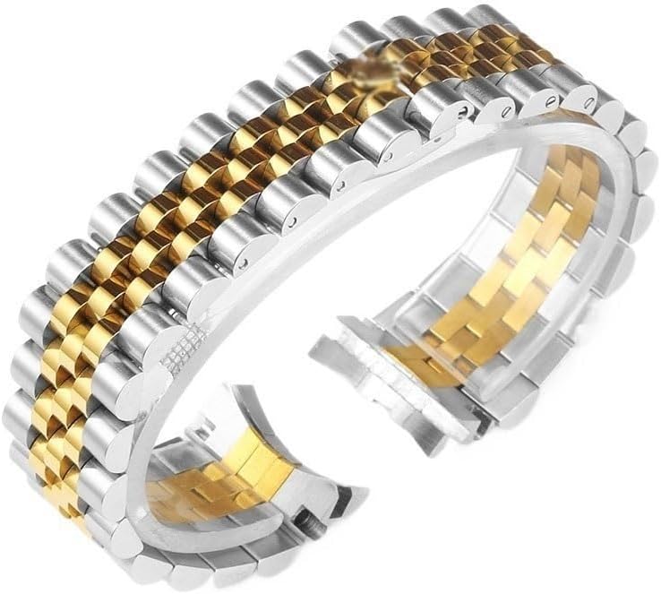 Stainless Steel Watch Strap For Rolex Datejust Day-Date Oyster Perpetual Watch Chain For Both Men and Women