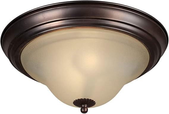 Forte 2530-02-32 Two Light Flush Mount, See Image