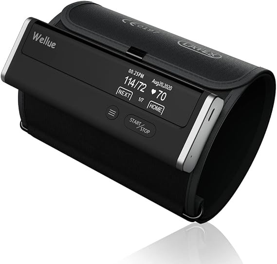 Wellue BP2 Connect - Blood Pressure Monitor | Wi-Fi & Bluetooth Sync | Upper Arm BP Cuff | Real-Time Measurements