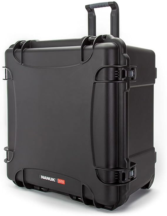 Nanuk 970 Waterproof Hard Case with Wheels Empty - Black