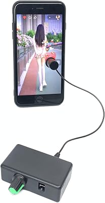 QIDAI Auto Clicker for Phone iPad, Screen Device Auto Clicker, Suitable for Games, Live Broadcasts, Reward Tasks, Adjustable Auto Clicker Simulated Finger Clicking.（1 Second Fastest 25 Times