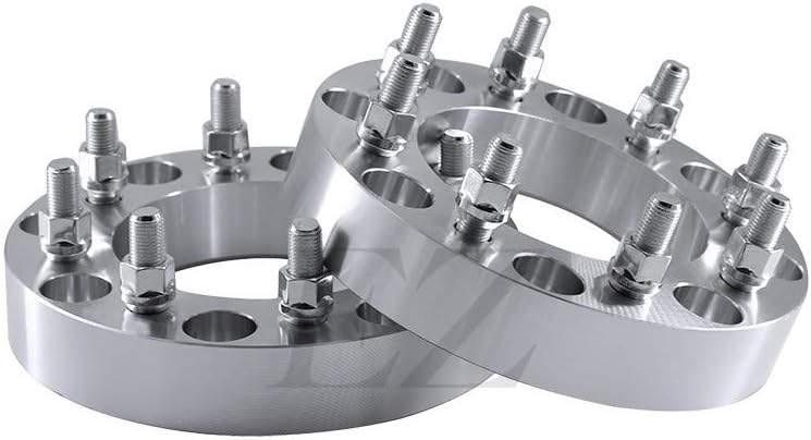 EZAccessory 2 Wheel Adapters 8x6.5 to 8x200 Thickness 2 Inch 14x1.5 Studs for 8x200