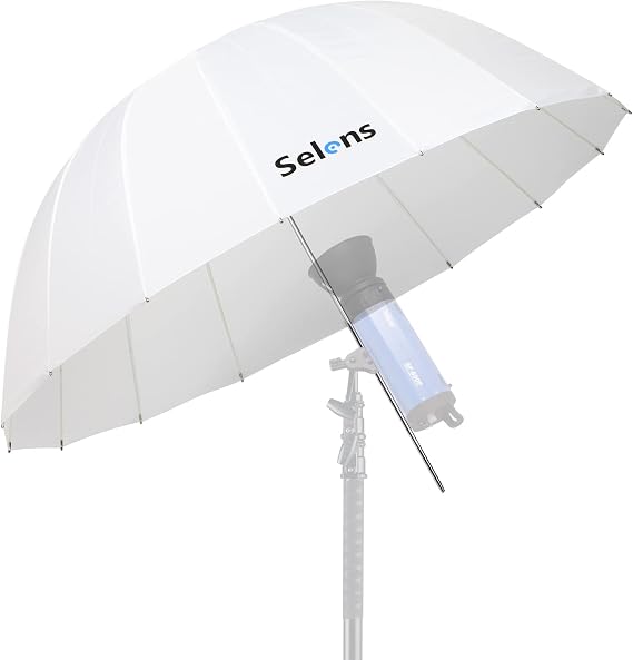Selens 41 in White Translucent Reflective Lighting Umbrella