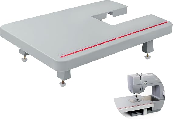 Sewing Machines Extension Table for Heavy Duty Sewing Machines 4411, 4423, 4432, 4452, 5511, 5523, 5532, 6335, Expand Workspace with Stable Foldable Leg