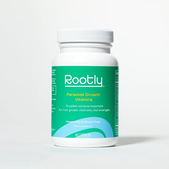 Hair Growth Vitamins | Faster & Thicker Growing Hair | Supplements for Stronger Hair | Hair Health 30 Day Supply, 60 Capsules