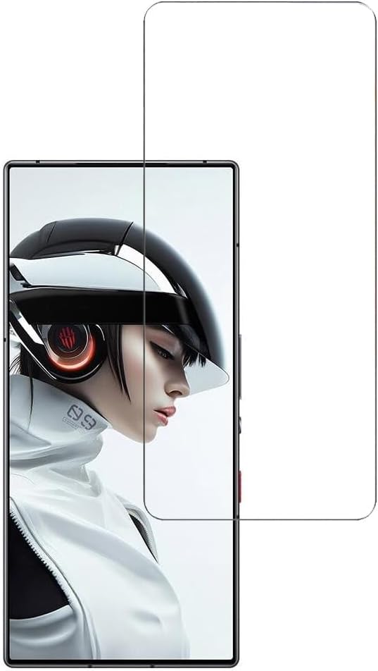 2 Packs Tempered Glass Screen Protector for ZTE nubia Red Magic 9 Pro/ZTE nubia Red Magic 9 Pro+