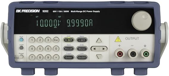 BK 9202B - Multi-Range Programmable DC Power Supply, 360W, 60V, 15A, NO GPIB