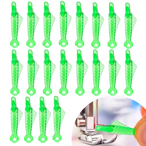 Fish Mouth Sewing Machine Needle, Automatic Sewing Needle Threader, Upgrade Quick Sewing Machine Loop Easy Selfthread Needle Threaders Tool Fish, Pcs, 10