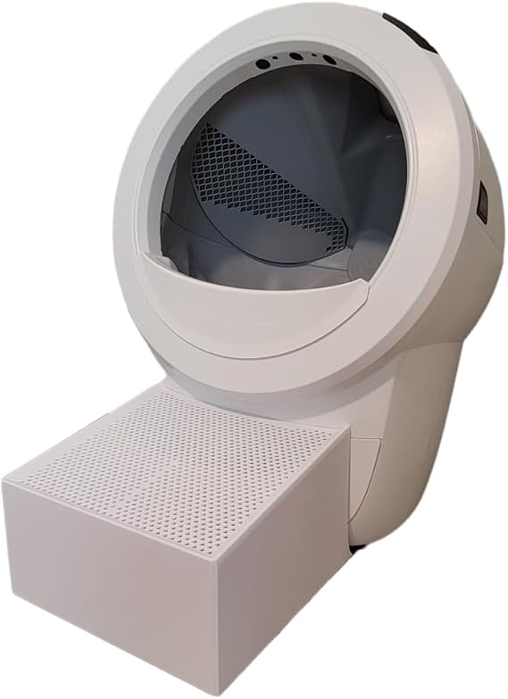 Litter Platform for Litter-Robot 4, 5, 5, Pro, EVO | Your Ultimate Tracking Solution! White