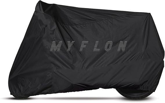BODYGARD Miflon Motorcycle Tarpaulin Waterproof -Ic surface Miflon coated - Size-black (LARGE TOPCASE)