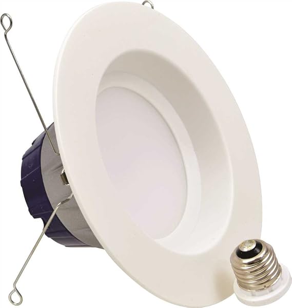 Sylvania LED Bulb RT 5"/6" Recessed Downlight Kit, 65W Equivalent, Efficient 9W, Dimmable, 625 Lumens, Warm White, 3000K, Contractor Series - 1 Pack (74405)