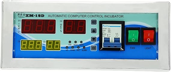Full Automatic Egg Incubator Controller XM-18D Temperature and Humidity Controller